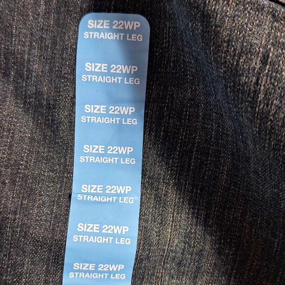 Talbots Classic Fit High-Rise Straight Leg Black Jeans Size 22WP - Picture 6 of 13